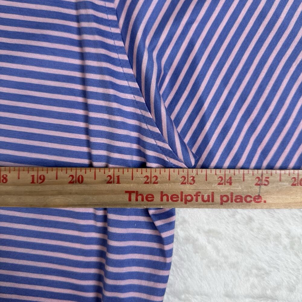 Masters Designed By Peter Millar Polo Golf Shirt Striped Men’s Size XL Preppy - Picture 4 of 8